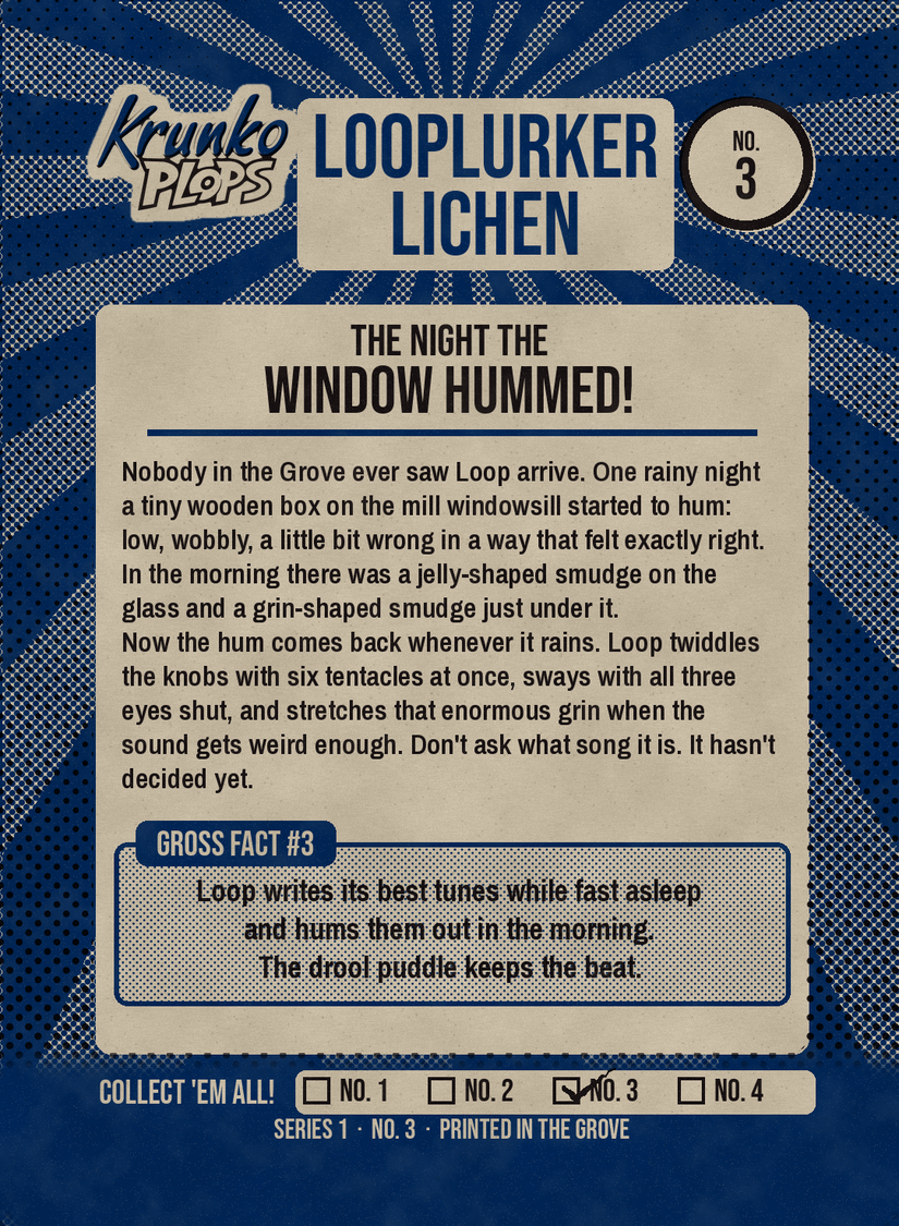 Looplurker Lichen original story and gross fact
