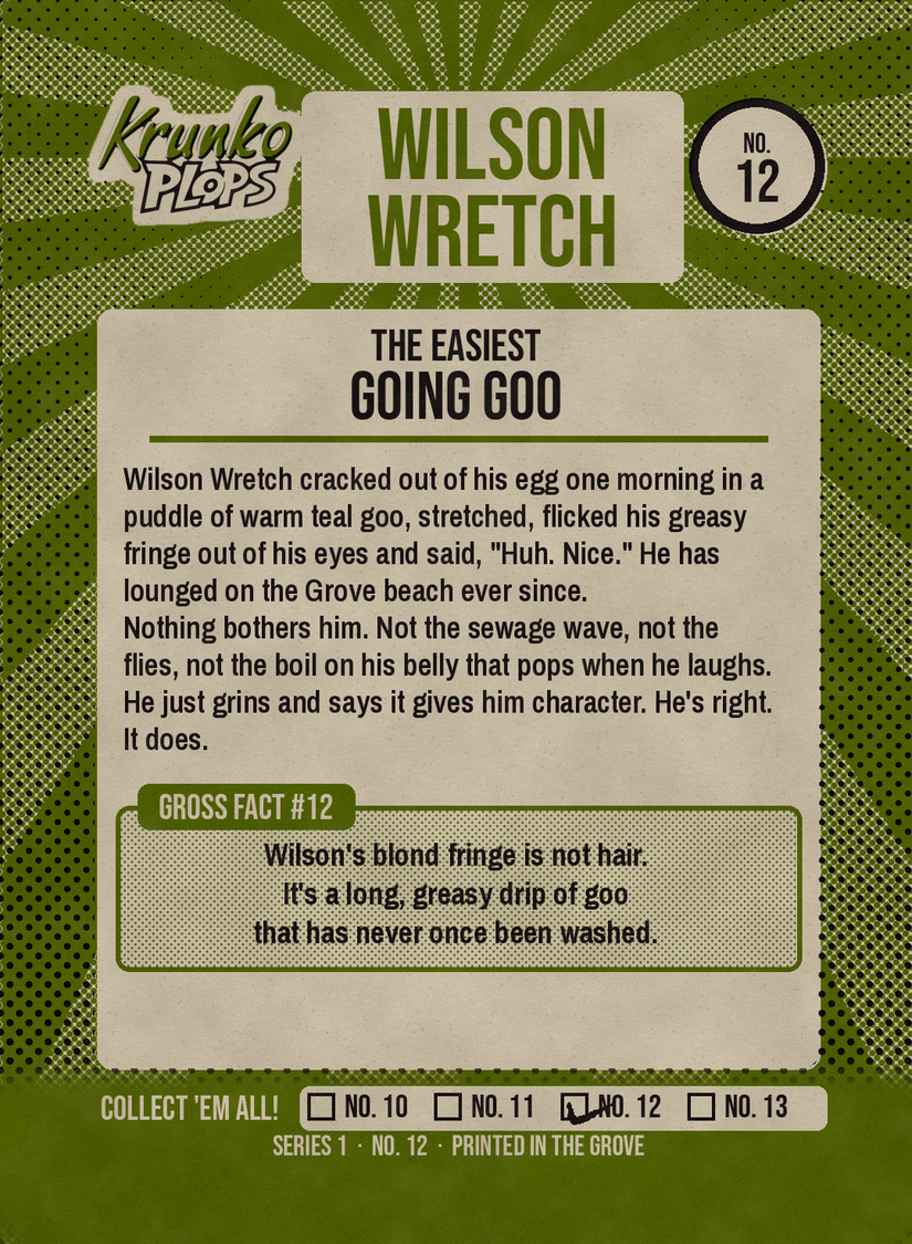 Wilson Wretch original story and gross fact