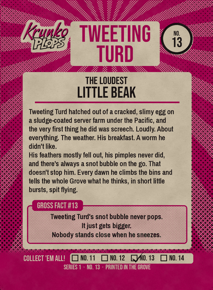 Tweeting Turd original story and gross fact